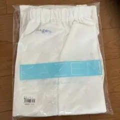 KAZEN 兼用スラックス ニット ホワイト Lサイズのサムネイル
