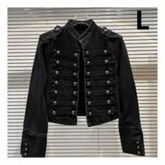 人気デザイン✨GAP ギャップ♡ナポレオンジャケット 金ボタン ブラック