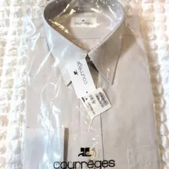 courrèges ストライプ 長袖ワイシャツ 新品