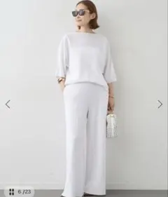 美品◯25SS ドゥーズィエムクラス Celestialパンツ ホワイトのサムネイル