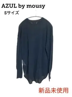 AZUL mousy ブラック シアーセーター スケルトン アズール マウジー