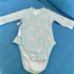 【美品】ユニクロ　長袖ロンパース60サイズ