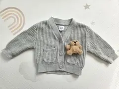 GAP 　カーディガン　くまさん