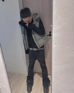 brrrsos ブラックデニム flex with me フレア yoko