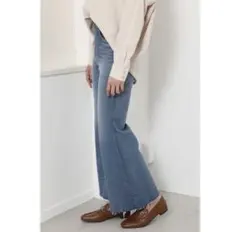 rienda（リエンダ） relax flare J/W DENIM PT