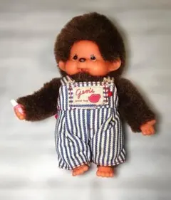 モンチッチ ぬいぐるみ 男の子 オーバーオール 赤い帽子 レトロ - メルカリ