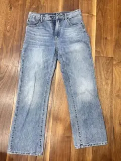 グレイル ブルー ストレートデニムジーンズ Sサイズ