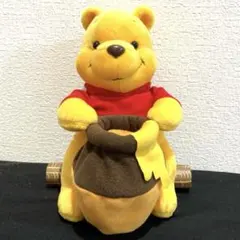 くまのプーさん　ハチミツの壺付き　ぬいぐるみ　　電報入れ付き　送料込み　匿名発送