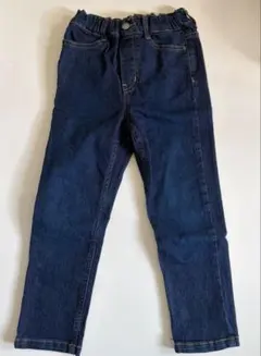 美品 GU キッズ デニムパンツ 110cm 長ズボン デニム 子供