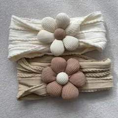 ヘアバンド　花　セット