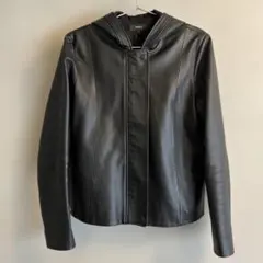 セオリー SOFT LEATHER ZIP UP JKT ソフトレザージャケット
