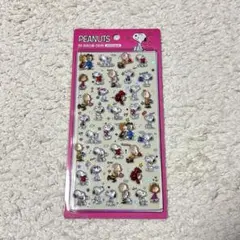 スヌーピー ピーナッツシール 3Dクリスタルステッカー