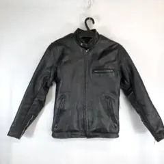 USA製 ショット 641 シングル ライダースジャケット ブラック レザー