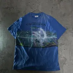 Vintage 90s USA製 オールオーバーT FELDAN M フェード