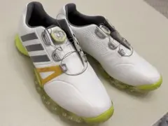 【美品】adidas ゴルフシューズ （25.0cm） ダイヤル式
