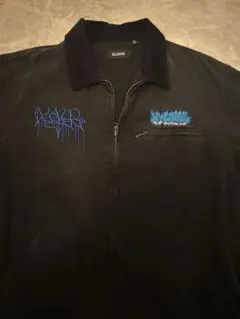 XLARGE ブラック ジップアップジャケット