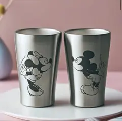 【最終タイムセール12/5まで】ミッキー&ミニー　ペア真空タンブラー