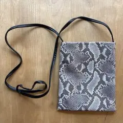 ヘビ柄 ショルダーバッグ