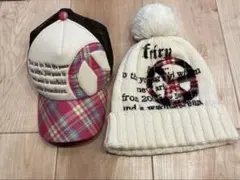 メンズ　帽子　ニット帽セット