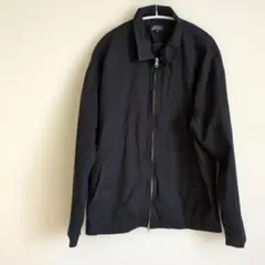 【Beno】ビーノ　黒　 ジップアップジャケット　Lサイズのサムネイル