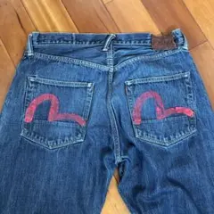 EVISU No2 2001 日本製 白カモメ 32×35 赤耳 カモフラ - メルカリ