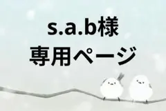 s.a.b様　専用ページ