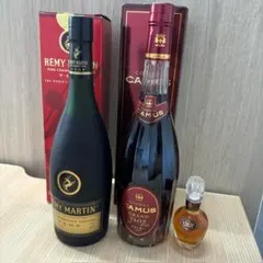 【最終値下げ】【古酒セット】レミーマルタン シャンパン ブランデー 2本おまけ付のサムネイル