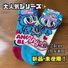 エンジェルブルー 男女兼用靴下 大人気シリーズ 2足セット 22~24cm完売品