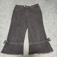 BURBERRY LONDON デニムパンツ 120A リボン チェックのサムネイル