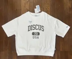 DISCUS ATHLETIC カレッジロゴ 半袖Tシャツ ホワイトのサムネイル