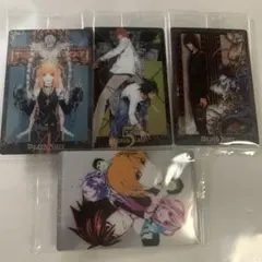 Death Note アートウエハースカードセット 4枚　匿名配送