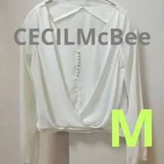CECIL McBEE　セシルマクビー　　トップス　白　М　Мサイズ