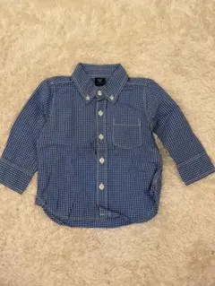 babyGap チェック柄長袖シャツ 12-18ヶ月