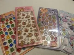 s*u様 ぷっくりシール 4枚セット