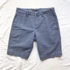 ビームスF別注　PT01 BERMUDA ハーフ　パンツ　ネイビー　総柄　44のサムネイル