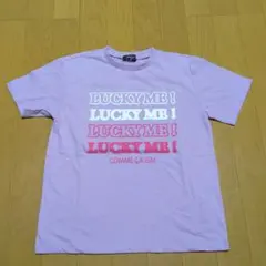 新品☆コムサイズム　グラフィックプリント　ライラック　半袖Tシャツ140cm