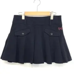 PEARLY GATES : ウール混プリーツスカート風キュロット