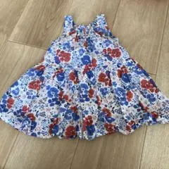 【美品】プティマイン☆バルーンスカート☆ワンピース90