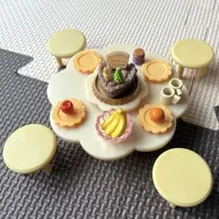 【まとめ売り！】シルバニアファミリー パーティーセット ケーキ 果物 カトラリー