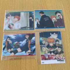 ハイキュー クリアカード 4枚まとめ売り