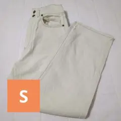 しまむら collin こりん ウエストウェーブデニム アイボリー