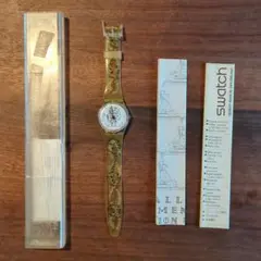 未使用】稀少◆立花ハジメMAXI SWATCH 2ｍの壁掛超巨大スウォッチ 未使用】稀少◇立花ハジメMAXI SWATCH 2mの壁掛超巨大