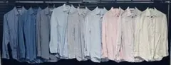 美品！ユニクロ 長袖シャツ 9着 サイズL ボタンダウン UNIQLO