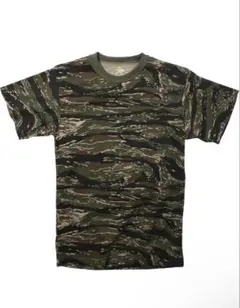 ロスコ タイガーカモ　迷彩柄 Tシャツ L 古着 アメリカ軍 ミリタリー 米軍