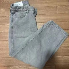 H&M LOOSE デニム 28/30 グレーのサムネイル