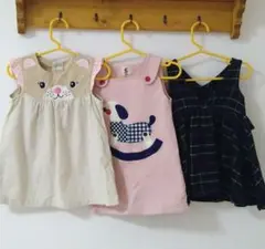 美品　ワンピース　80cm　90cm　女の子　プティマイン　アプレレクール　韓国