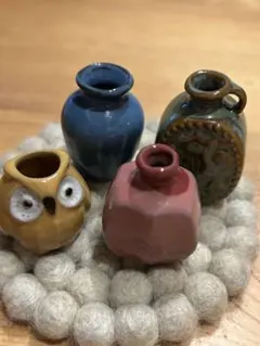 ミニ花瓶 フラワーベース 焼き物 壺 益子焼 笠間焼 信楽焼 美濃焼好きにも