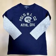 Polo R.L. Co. 長袖カットソー ネイビー/グレー