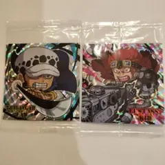 ワンピースウエハースシール　LOG6　トラファルガー・ロー　ユースタス・キッド