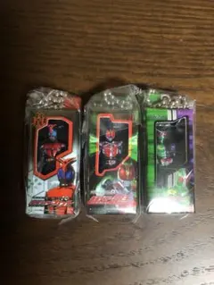 仮面ライダー ソフビパッケージチャーム カブト, 電王, ダブル 3種セット